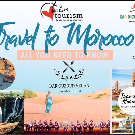 Dar Ouzoud Vegan Hotel Kültér fotó